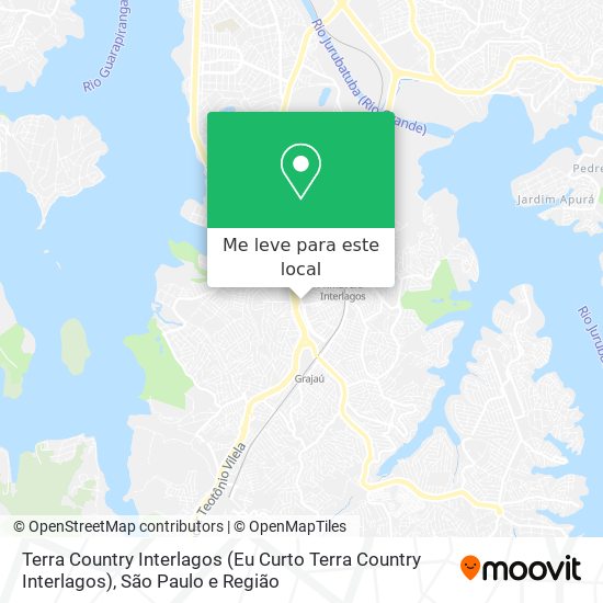 Terra Country Interlagos (Eu Curto Terra Country Interlagos) mapa