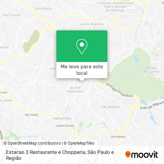 Estacao 3 Restaurante e Chopperia mapa