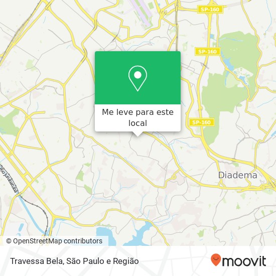 Travessa Bela mapa