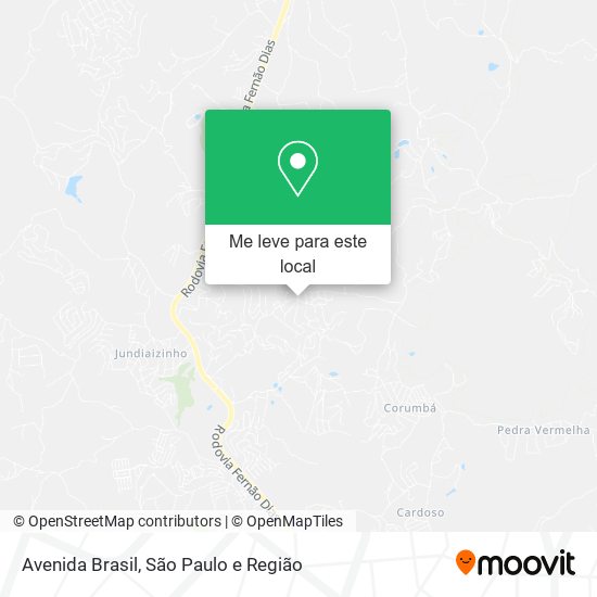 Avenida Brasil mapa