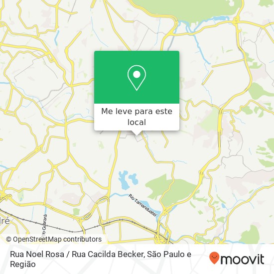 Rua Noel Rosa / Rua Cacilda Becker mapa