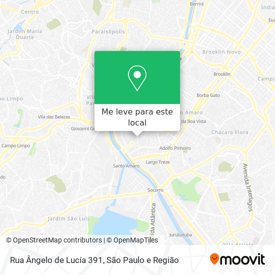 Rua Ângelo de Lucía 391 mapa