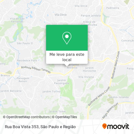Rua Boa Vista 353 mapa