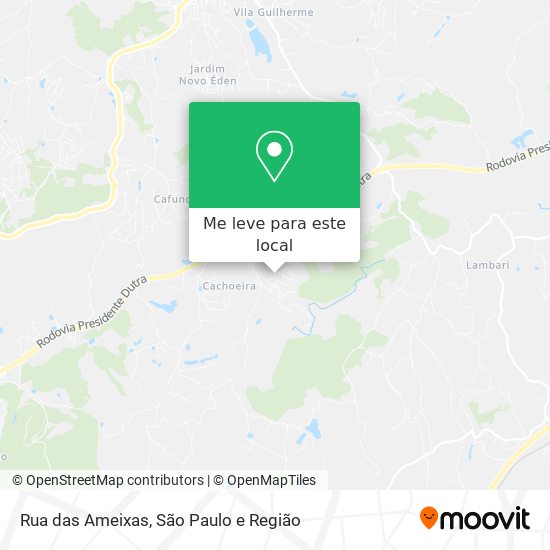 Rua das Ameixas mapa