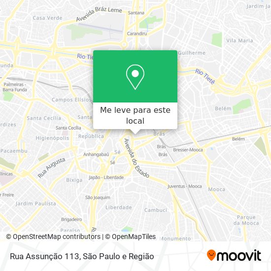 Rua Assunção 113 mapa