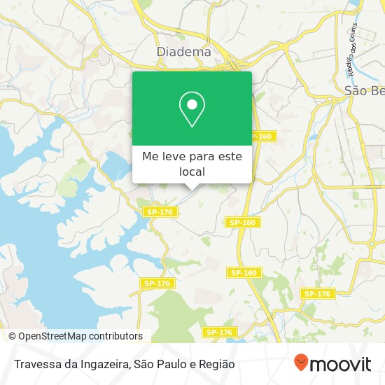 Travessa da Ingazeira mapa