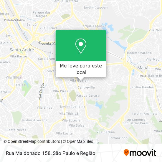 Rua Maldonado 158 mapa