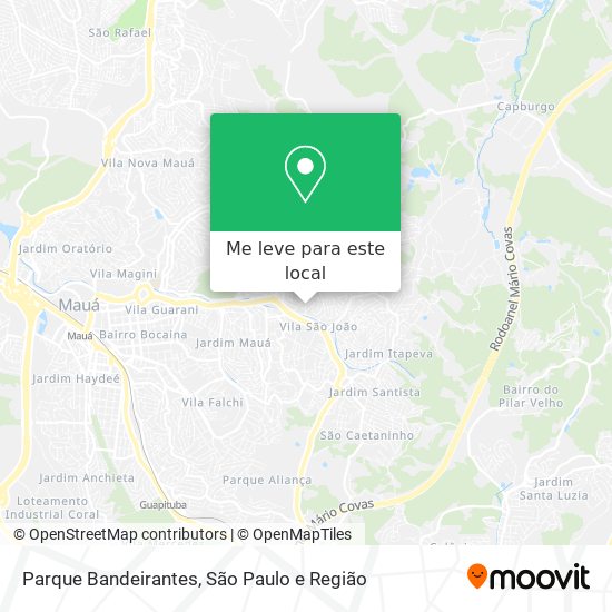 Parque Bandeirantes mapa