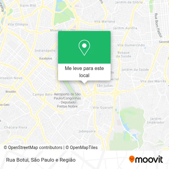 Rua Botui mapa