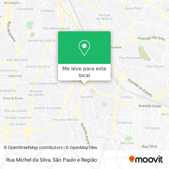 Rua Michel da Silva mapa