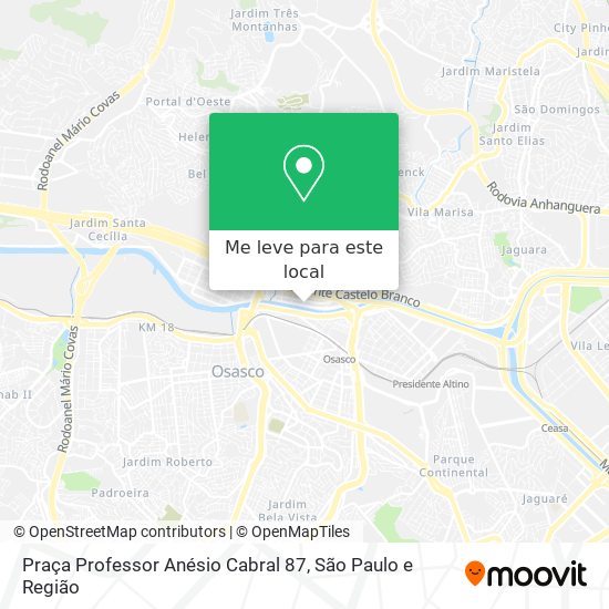 Praça Professor Anésio Cabral 87 mapa