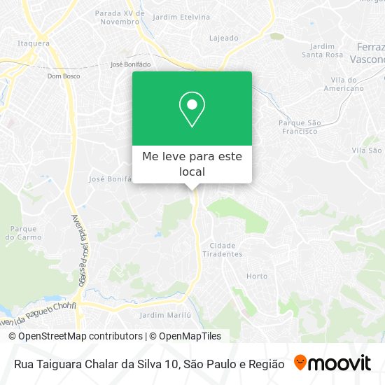 Rua Taiguara Chalar da Silva 10 mapa