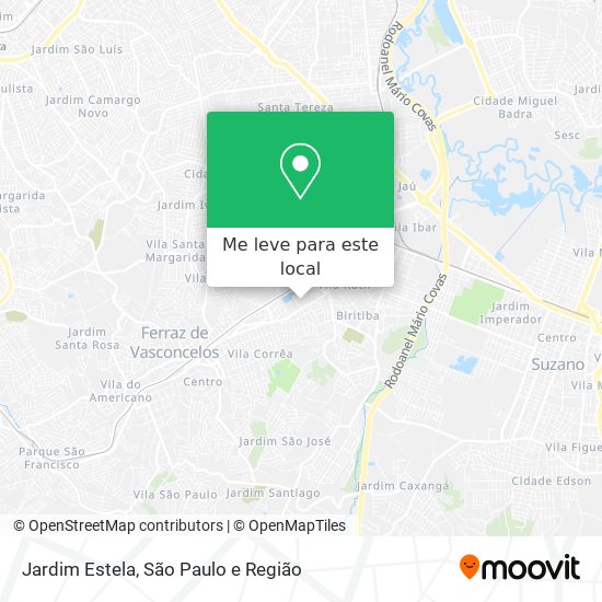 Jardim Estela mapa