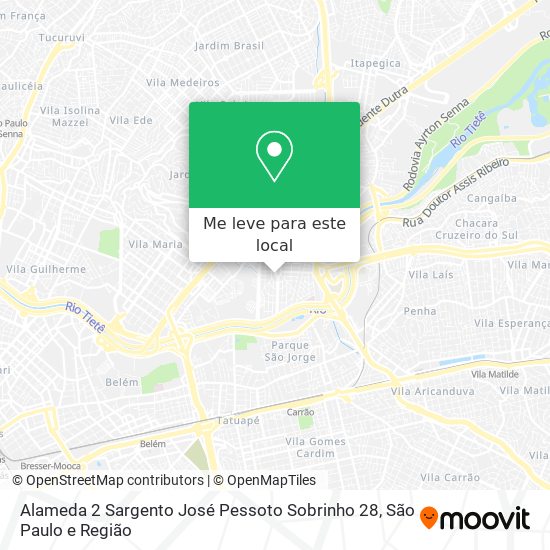 Alameda 2 Sargento José Pessoto Sobrinho 28 mapa