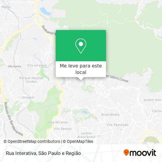 Rua Interativa mapa