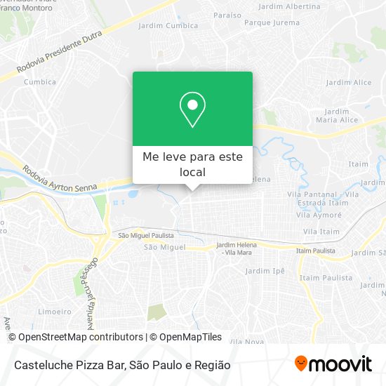 Casteluche Pizza Bar mapa