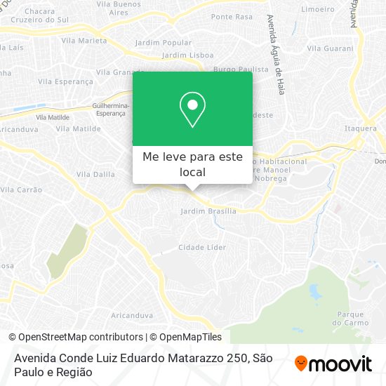 Avenida Conde Luiz Eduardo Matarazzo 250 mapa