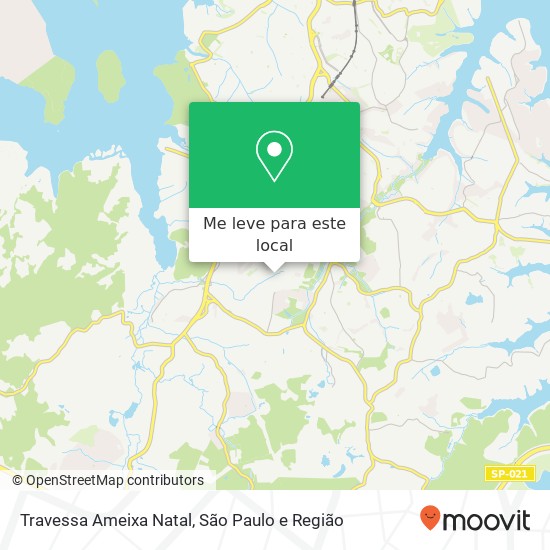 Travessa Ameixa Natal mapa