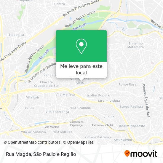 Rua Magda mapa