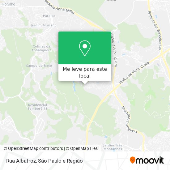 Rua Albatroz mapa