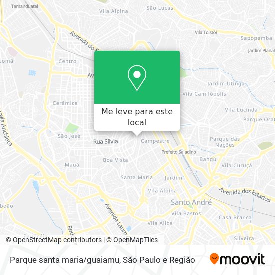 Parque santa maria/guaiamu mapa