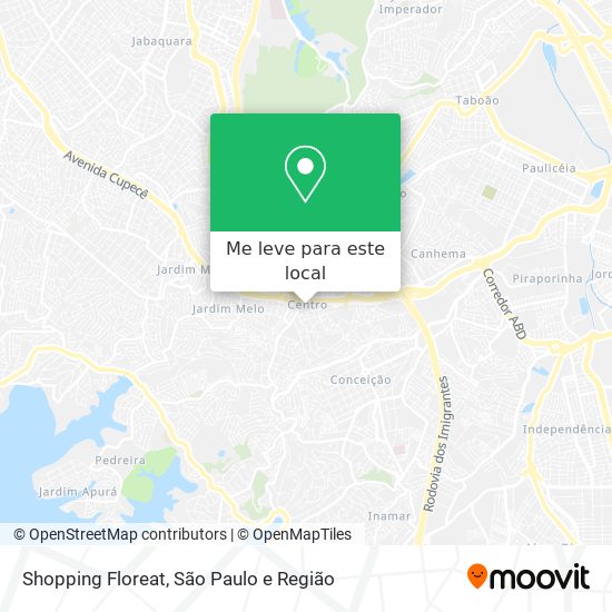 Shopping Floreat mapa