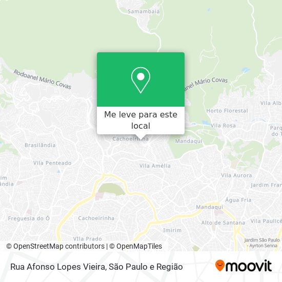 Rua Afonso Lopes Vieira mapa