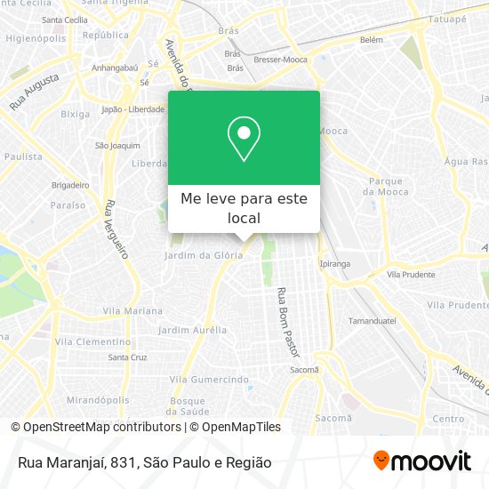 Rua Maranjaí, 831 mapa