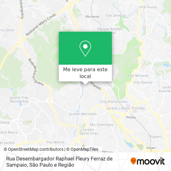 Rua Desembargador Raphael Fleury Ferraz de Sampaio mapa