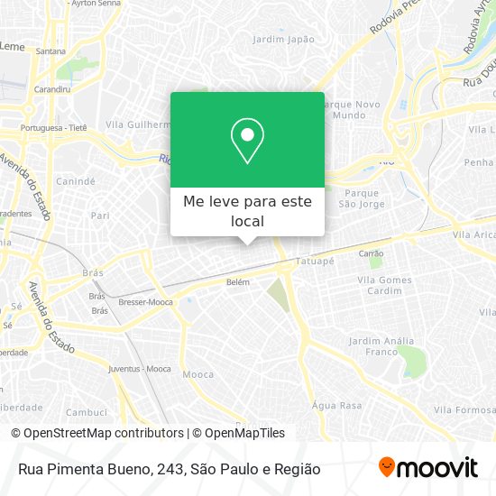 Rua Pimenta Bueno, 243 mapa