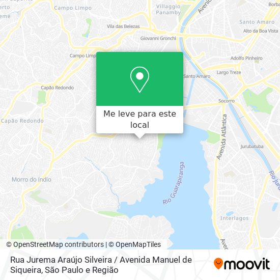 Rua Jurema Araújo Silveira / Avenida Manuel de Siqueira mapa