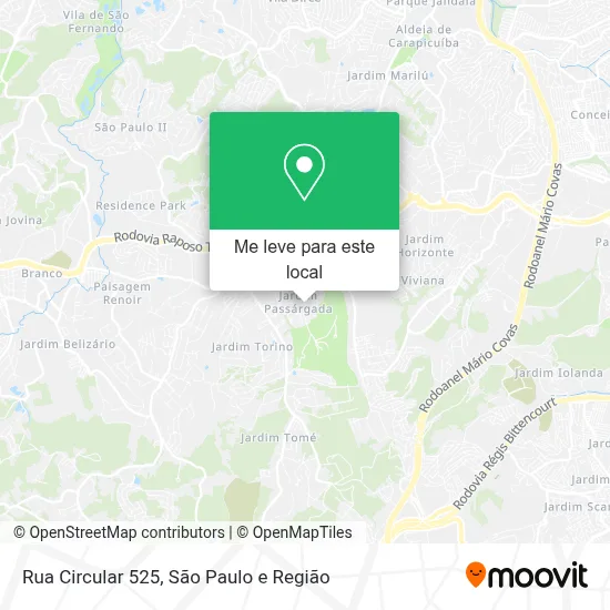 Rua Circular 525 mapa