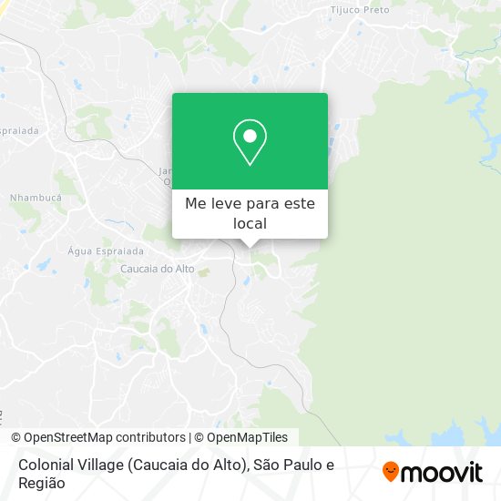 Colonial Village (Caucaia do Alto) mapa