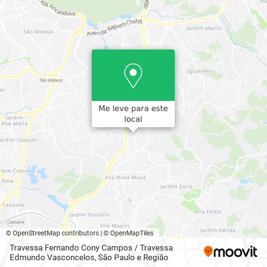 Travessa Fernando Cony Campos / Travessa Edmundo Vasconcelos mapa
