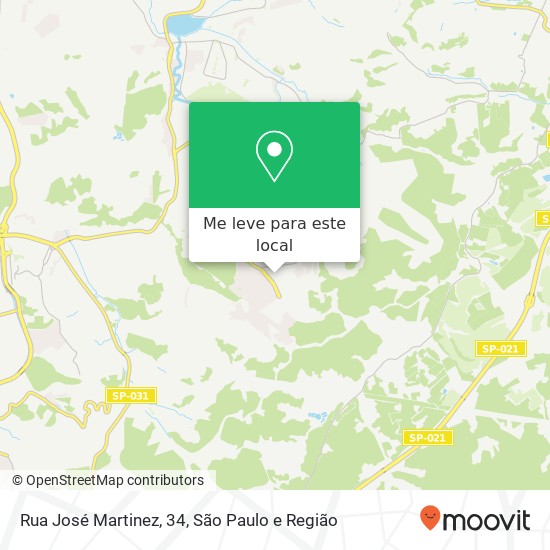 Rua José Martinez, 34 mapa