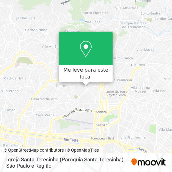 Igreja Santa Teresinha (Paróquia Santa Teresinha) mapa