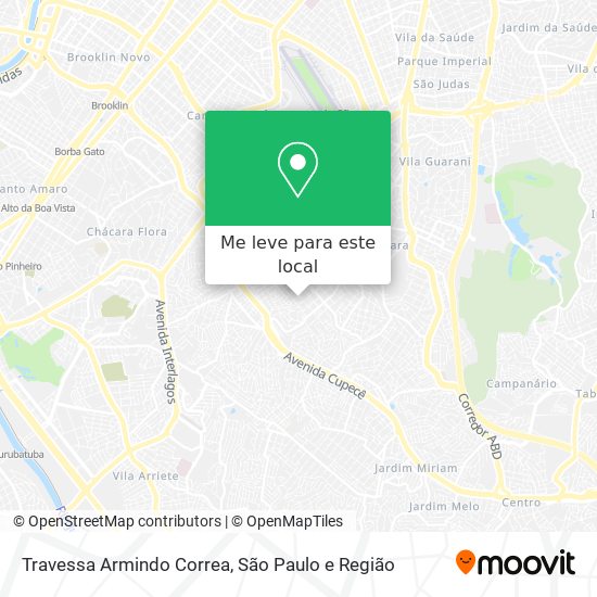 Travessa Armindo Correa mapa