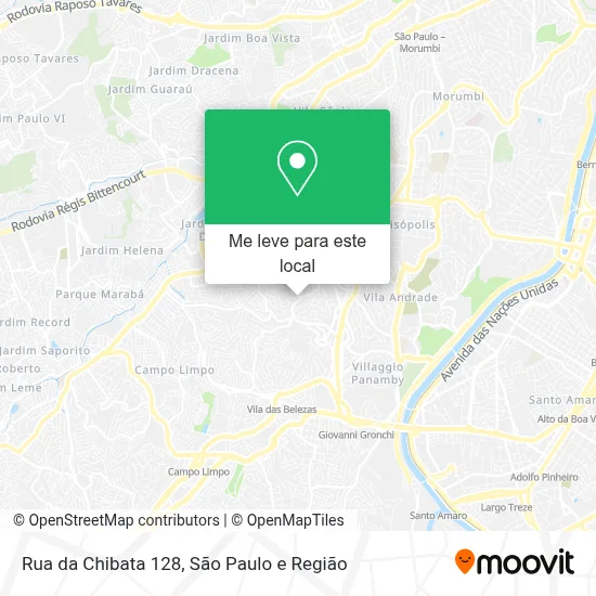Rua da Chibata 128 mapa