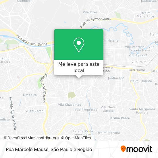 Rua Marcelo Mauss mapa