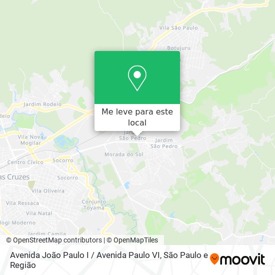 Avenida João Paulo I / Avenida Paulo VI mapa