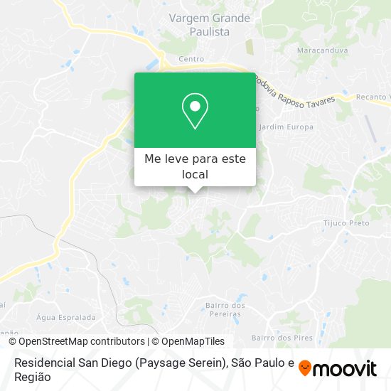 Residencial San Diego (Paysage Serein) mapa