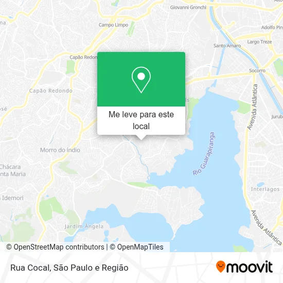 Rua Cocal mapa