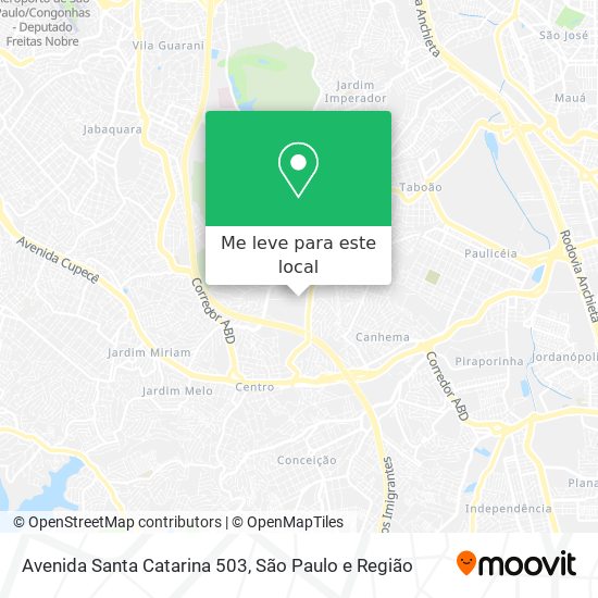 Avenida Santa Catarina 503 mapa