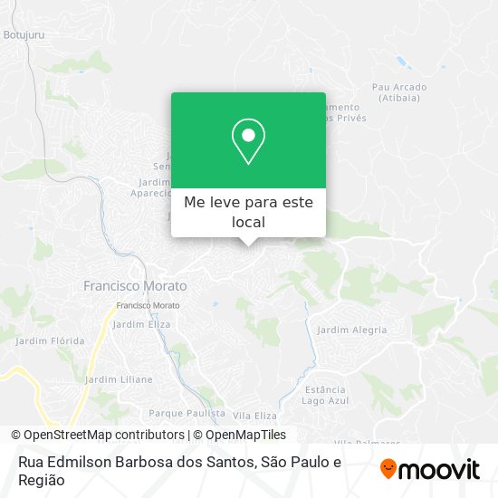 Rua Edmilson Barbosa dos Santos mapa