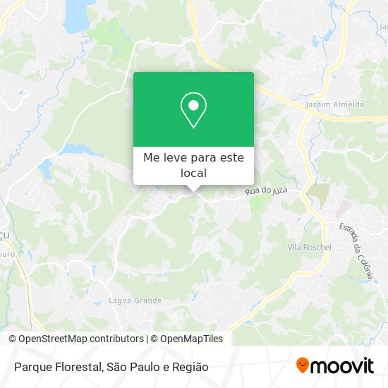 Parque Florestal mapa