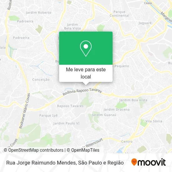 Rua Jorge Raimundo Mendes mapa