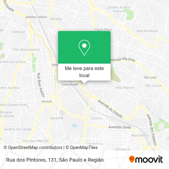 Rua dos Pintores, 131 mapa