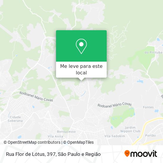 Rua Flor de Lótus, 397 mapa