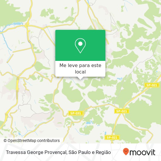 Travessa George Provençal mapa