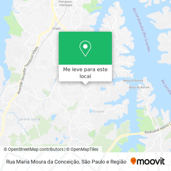 Rua Maria Moura da Conceição mapa